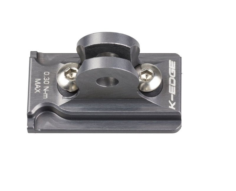 K-Edge Niterider Light Adapter Gunmetal, One Size - Image 2